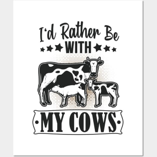 My Cows Cattle Farmer Posters and Art